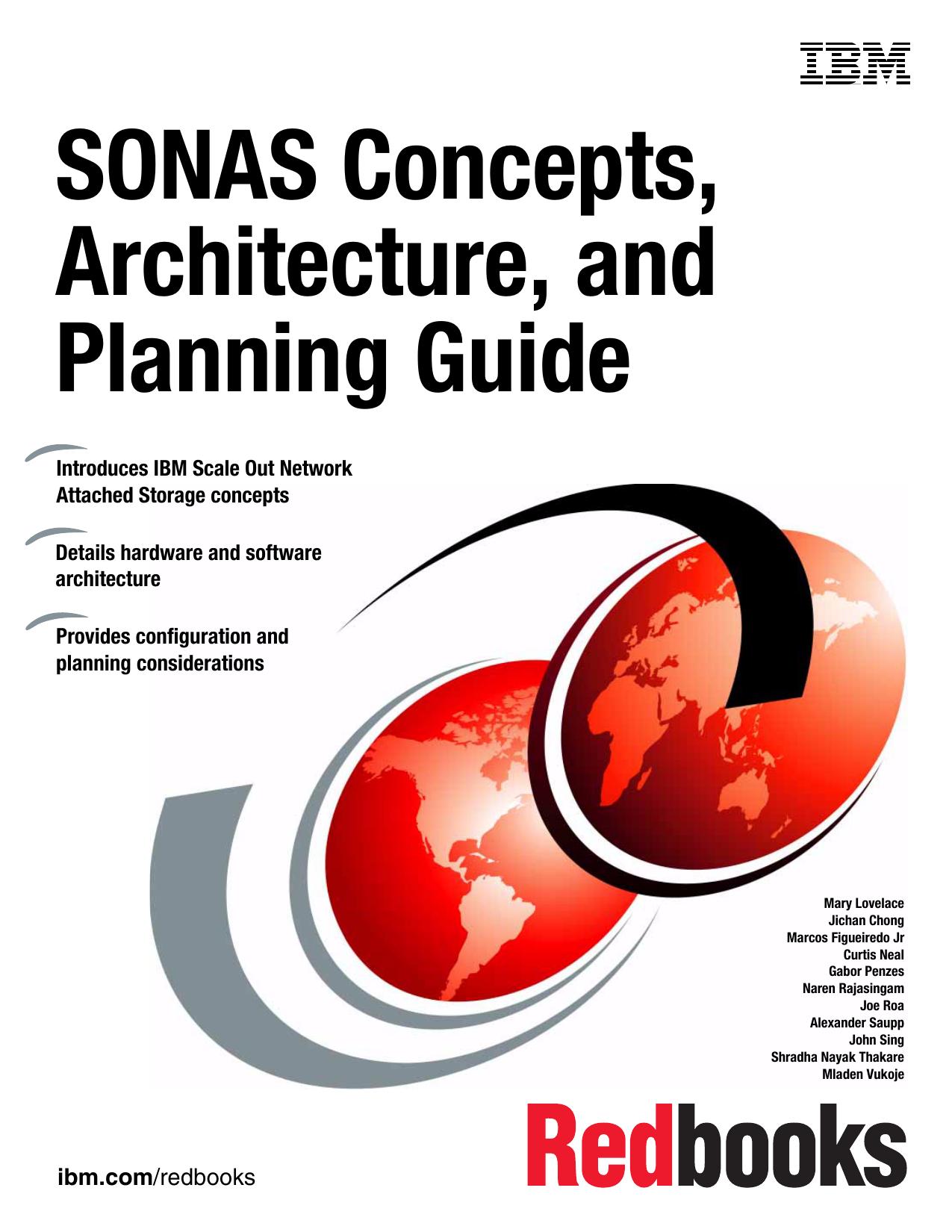 SONAS Concepts, Architecture, and Planning Guide