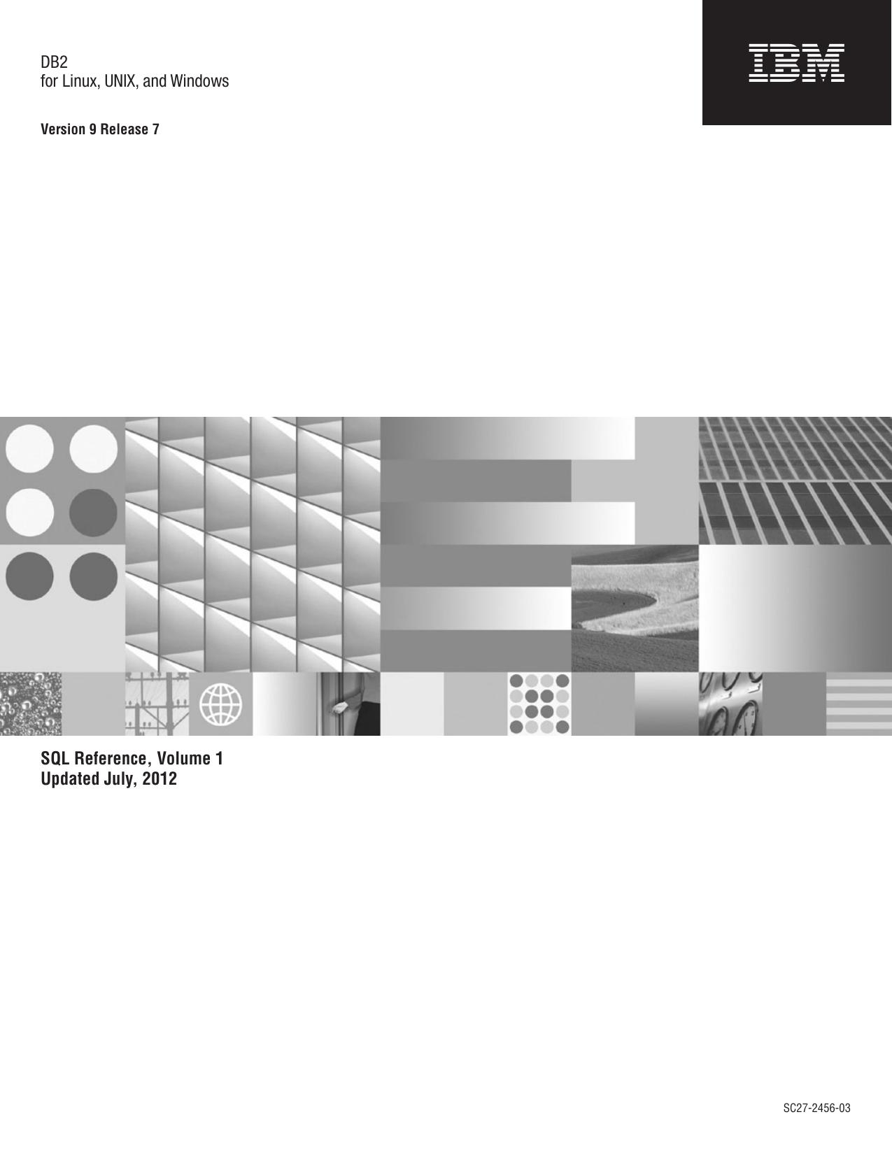 SQL Reference, Volume 1