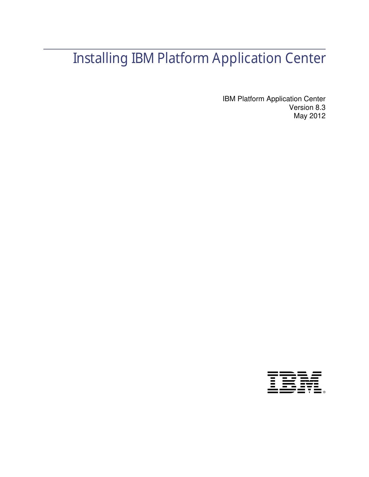 Installing IBM Platform Application Center