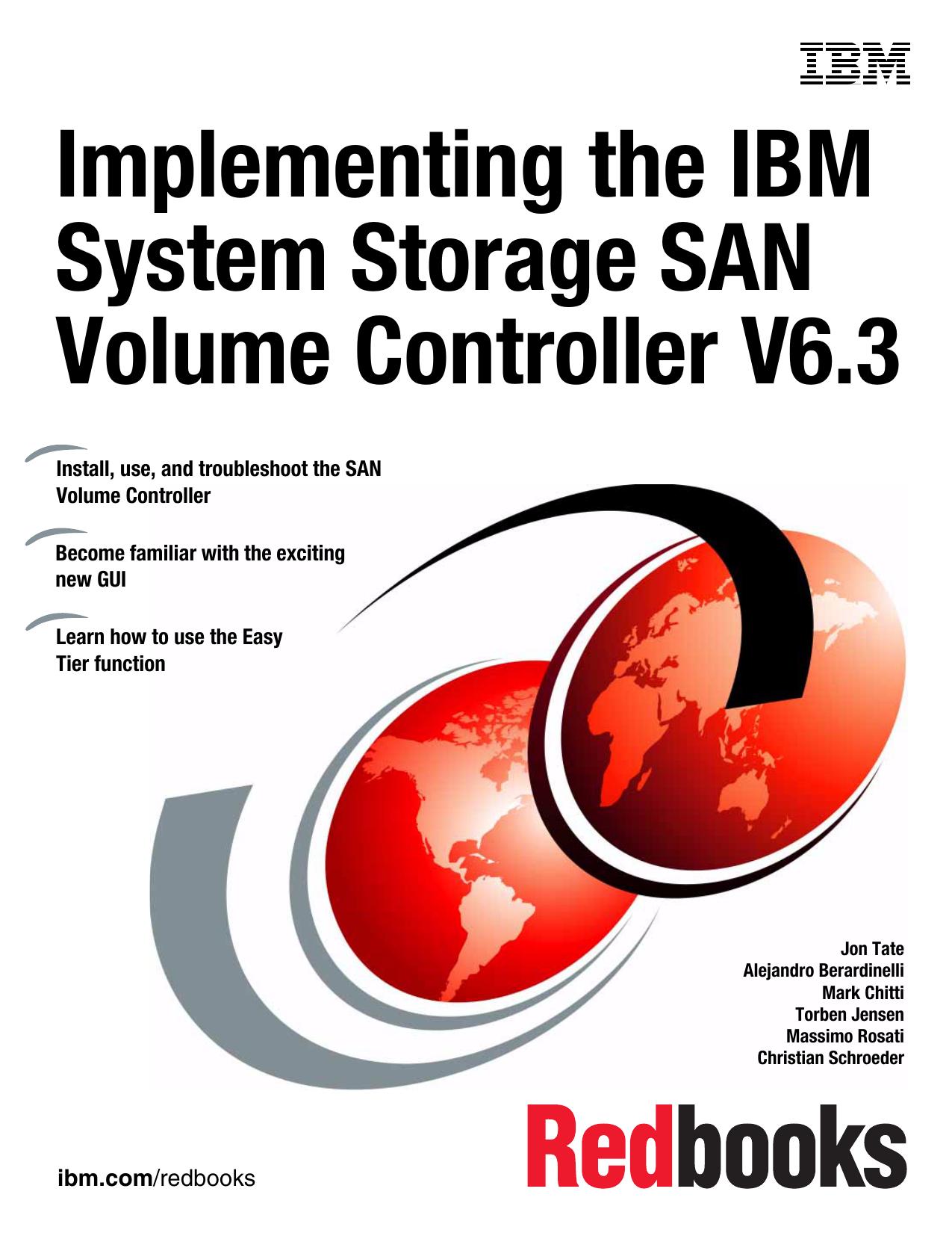 IBM System Storage SAN Volume Controller V6.3