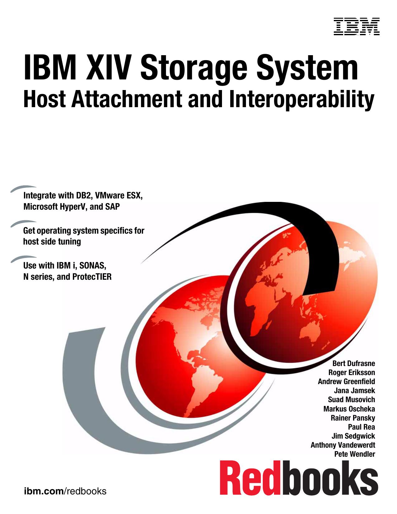 IBM XIV Storage System: Host Attachment and Interoperability